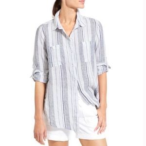 Athleta Linen Button Down